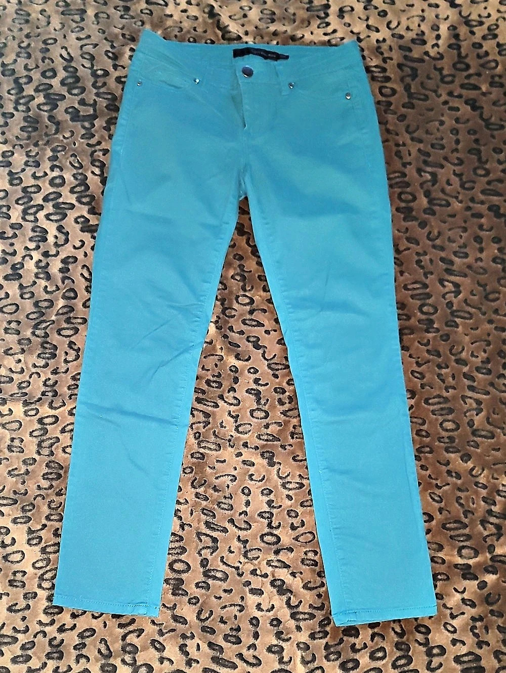 Calvin Klein Jeans Ultimate Skinny Jeans in Blue/Teal Size 27/4P